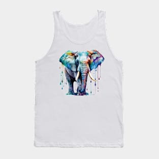 Colorful Elephant #4 Tank Top